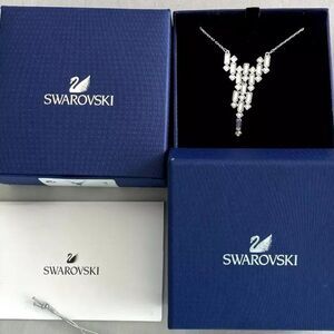 Swarovski Silver & Crystal Viola Necklace NEW 5007755 Retail $160